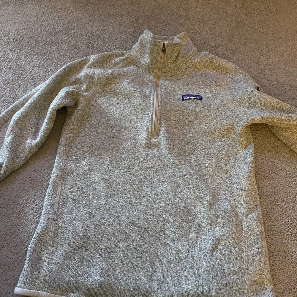 COPY - Patagonia women’s better sweater quarter zip oatmeal